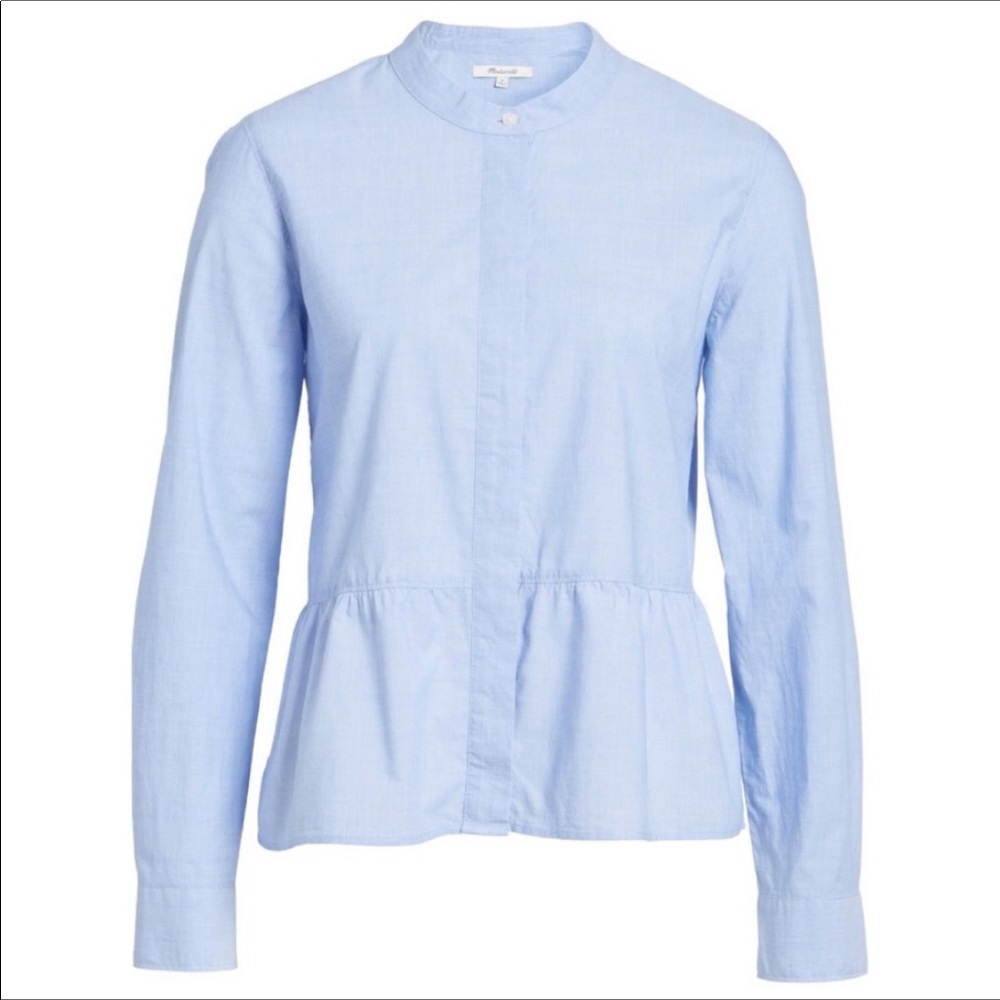 Madewell Lakeside Peplum Top - sz XXS